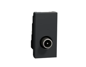 SCHN NU346154 Unica - Zásuvka TV individuální 1,5 dB 1M, Antracit