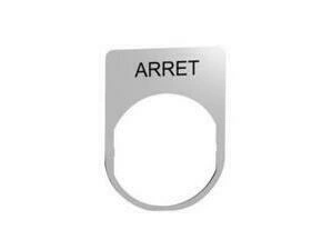 SCHN ZBYM2104 Kovový štítek s popisem