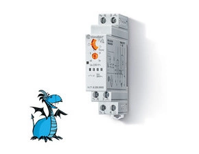 FINDER 14.71.8.230.0000 Automat schoď., 1Z/16A, 230V AC, 2F, spíná N/L