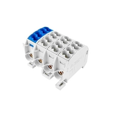 EL 1004211 Svorkovnice rozbočovací HLAK 25//4 C 3LN, 152A, 4pól., CU, IP20, 3xŠ/M, na DIN (bal.1)