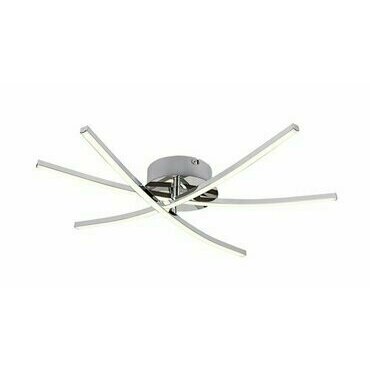 LED svítidlo stropní RABALUX 4606 CYCLONE chromová LED 21W