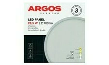 ARGOS LED panel přisazený, kruh 28,5W 2700LM IP20 CCT - Bílá