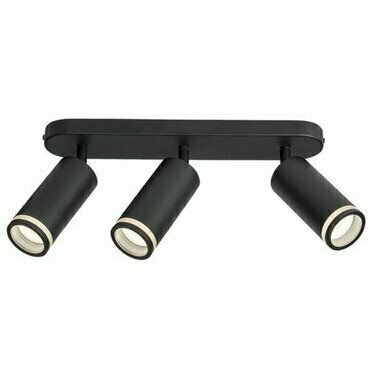 Svítidlo stropní RABALUX 73035 SENOBIA černá GU10 3x MAX 35W