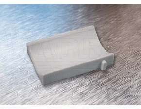 wpr8307 BROK-PEO-6-12 plastová podélná opěrka pro třmenové příchytky BROOKLYN, upínací rozsah 6 - 12