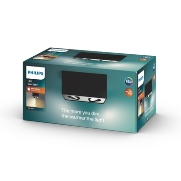 Philips 8718696164532 BOX special form black 2x4.5W SELV (WGD)
