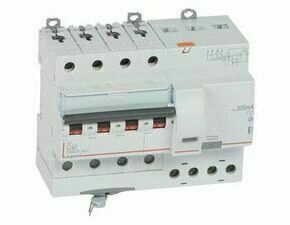 Chránič kombinovaný LEGRAND 411209 DX3 KOMB. 4P C40 300MA AC 6KA