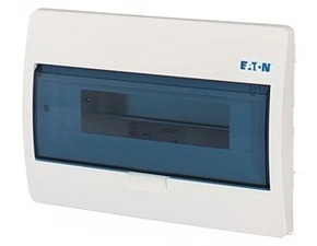 Rozvodnice zápustná EATON 280354 BC-U-1/12-ECO, průhledné plast. dveře, 1 řada modulů