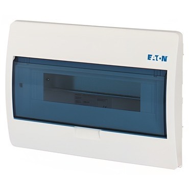 Rozvodnice zápustná EATON 280354 BC-U-1/12-ECO, průhledné plast. dveře, 1 řada modulů