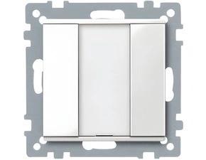 SCHN MTN617119 KNX tlač. panel 1-násobný plus, Polar, System M