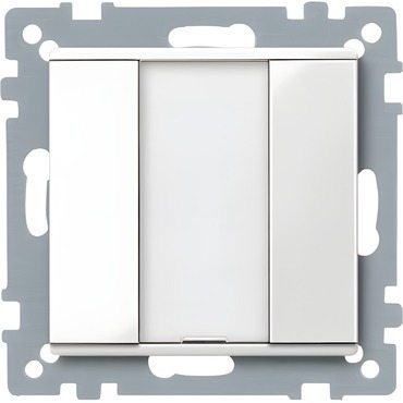 SCHN MTN617119 KNX tlač. panel 1-násobný plus, Polar, System M