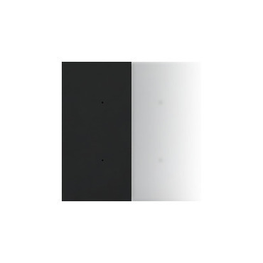 Kryt SIMON TKE2x/149, pro elektronické spínače a ovladače, 1/2násobný, černá matná