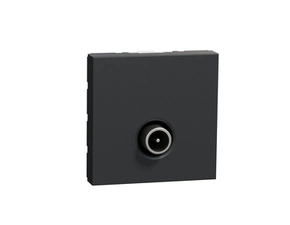 SCHN NU346254 Unica - Zásuvka TV individuální 1,5 dB, 2M, Antracit