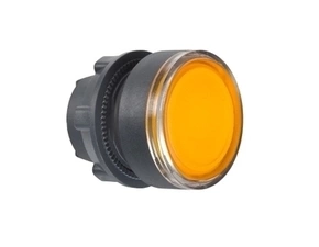 SCHN ZB5AH053 Ovládací hlavice stiskací prosvětlená, lícující - žlutá