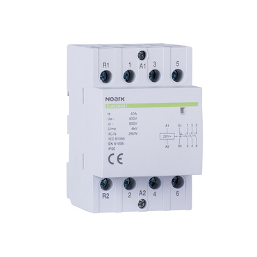 Stykač instalační NOARK 102420 Ex9CH40 40 220/230V 50/60Hz, 40 A, ovl. 220/230 V, 4 NO kontakty