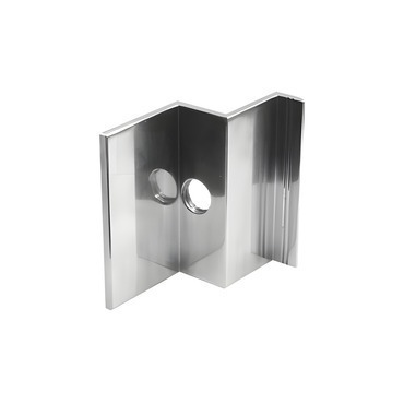 Hliníkový krajní úchyt pro panel s rámem 40mm