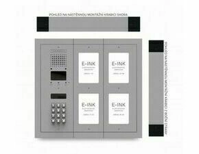 CZPHONE 4004091029 S elektronickým papírem (E-INK) FlatLine: SVĚTLE ŠEDÁ - DUO Standard: klávesnice