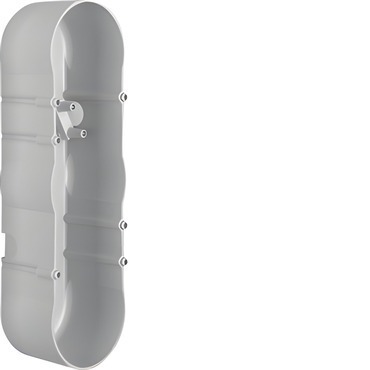 HAG 91933 Krabice, 3-násobná s odlehčením tahu, 168x49, hl. 38 mm, vestavná, Integro přístroje, šedá