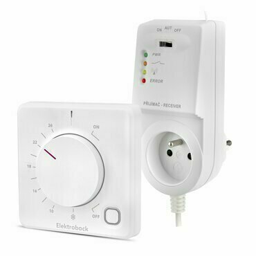 ELB 0669 BT015 Bezdrátový Prostorový Termostat   Bezdrátový termostat se samoučením kódu. Analogové