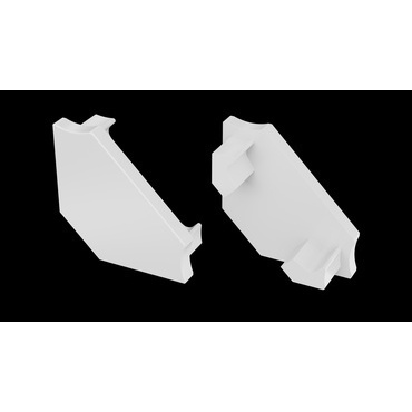 Koncovka profilu GREENLUX EC-PROFIL C WHITE (12-0041-01)