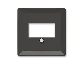 Kryt zásuvky ABB Zoni 5014T-A00040 237, matná černá, komunikační (HDMI, USB, VGA, USB nab., repro)