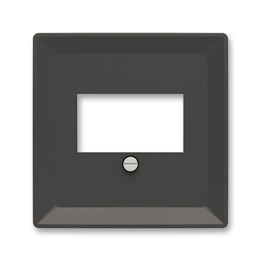 Kryt zásuvky ABB Zoni 5014T-A00040 237, matná černá, komunikační (HDMI, USB, VGA, USB nab., repro)