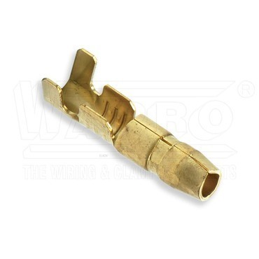 wpr9001 KOK-2.5-4 lisovací konektor kolík kruhový neizolovaný, mosaz, 1,5 - 2,5 mm2, o : 4 mm, samos