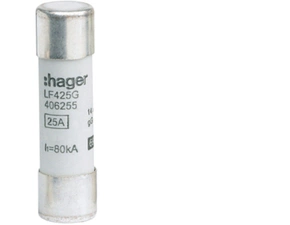 HAG LF425G Pojistka válcová, velikost 14x51, 25A gG, 690V AC