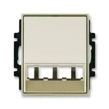 Kryt pro šikmé osvětlení ABB Time 5014E-A00400 33, šampaňská, s LED nebo Panduit Mini-Com
