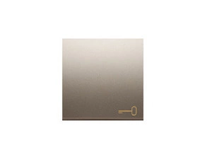 SIMON 54 DKWK1/44 kryt jednoduchý  s piktogramem klíče pro spínače a tlačítka, zlatý mat metalizovan