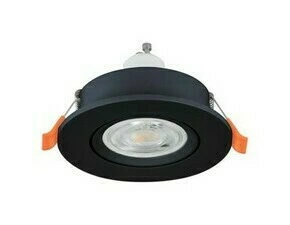 Vestavné svítidlo BARRANCO GU10 černá O84 mm 1x4,5W EGLO