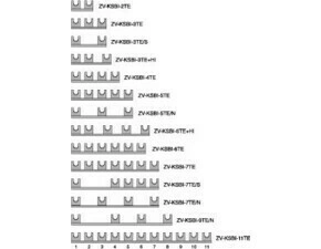 EATON 263961 ZV-KSBI-2TE Uzemňovací lišta pro svodiče SPC, 2 TE