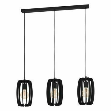 Závěsné svítidlo BAJAZZARA černá 890×190 mm 3x40W EGLO