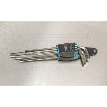 wpr10211 251-ARN-1 9-dílná sada "AARON" - dlouhé imbusové klíče (1.5, 2.0, 2.5, 3.0, 4.0, 5.0, 6.0,