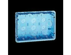 Základna SIMON 51020103-039, krab. zap. Simon 500, 3M Simon 500, nebo 6M K45, modrá průhledná