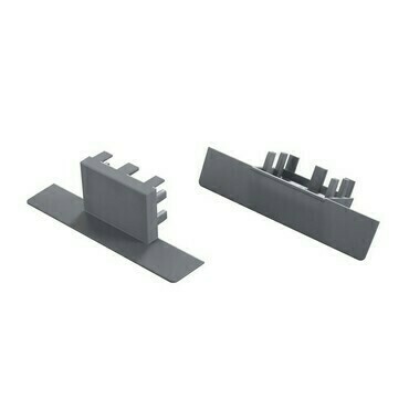 Koncovka profilu GREENLUX EC-PROFIL AKIN SILVER LACQUERED  (12-1565-01)