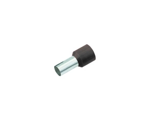 CIMCO 180948 Izolovaná dutinka Cu 1,5/10 mm, černá (100 ks)
