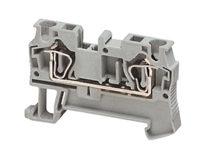 SCHN NSYTRR42 Pružinová svorka, 2 body, 4mm2, šedá (obj. mn. 50ks)