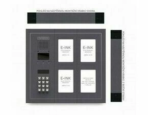 CZPHONE 4004091025 S elektronickým papírem (E-INK) FlatLine: ANTRACIT - DUO Standard: klávesnice až