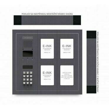 CZPHONE 4004091025 S elektronickým papírem (E-INK) FlatLine: ANTRACIT - DUO Standard: klávesnice až