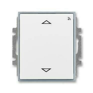Spínač žaluziový ABB Element 3299E-A33108 04, bílá/ledová šedá, s krátkocest. Ovl., s RF přij.