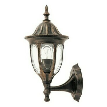 Venkovní nástěnné svítidlo Milano antická zlatá E27 1×60W RABALUX 8372