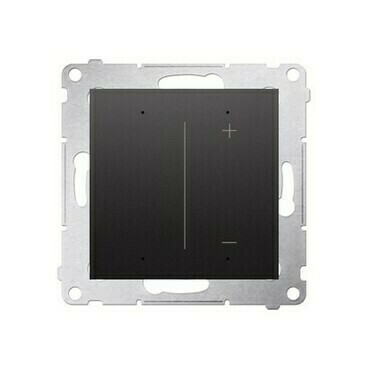 Stmívač tlačítkový SIMON GO DESL1W.01/48, Wi-Fi, stm. LED 230 V, s LED podsv., antracitová metalíza