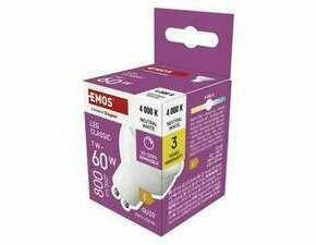 EMOS ZQ8E44D LED CLS MR16 DIM 7W(60W) 800 lm GU10 NW