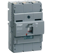 HAG HNT125DR Kompaktní jistič h3+ P250 TM 40 kA, 3-pólový, In 125 A