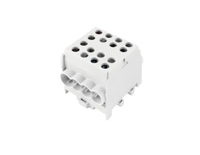 EL 1000344 Svorkovnice rozbočovací HLAK 35-1/6 M2 GR, 125A, 1pól., AL/CU, IP20, šedá, na DIN /208018