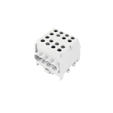 EL 1000344 Svorkovnice rozbočovací HLAK 35-1/6 M2 GR, 125A, 1pól., AL/CU, IP20, šedá, na DIN /208018