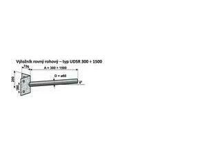 UDSR 1 - 1000 výložník rovný, rohový, stěnový