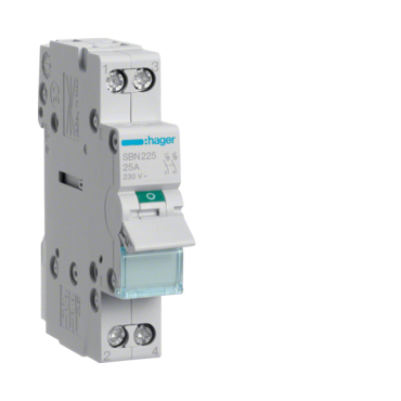 HAG SBN225 Vypínač 2 pól. 25A