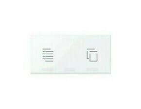 Kryt iO SIMON 10002037-130, Master žaluziové tlačítko, centrální ovládání žaluzií, bílá