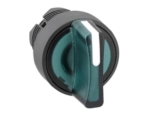 SCHN ZB5AK1533 Ovládací hlavice otočná prosvět., 3 p.s oboustr. návr. do stř. - zelená